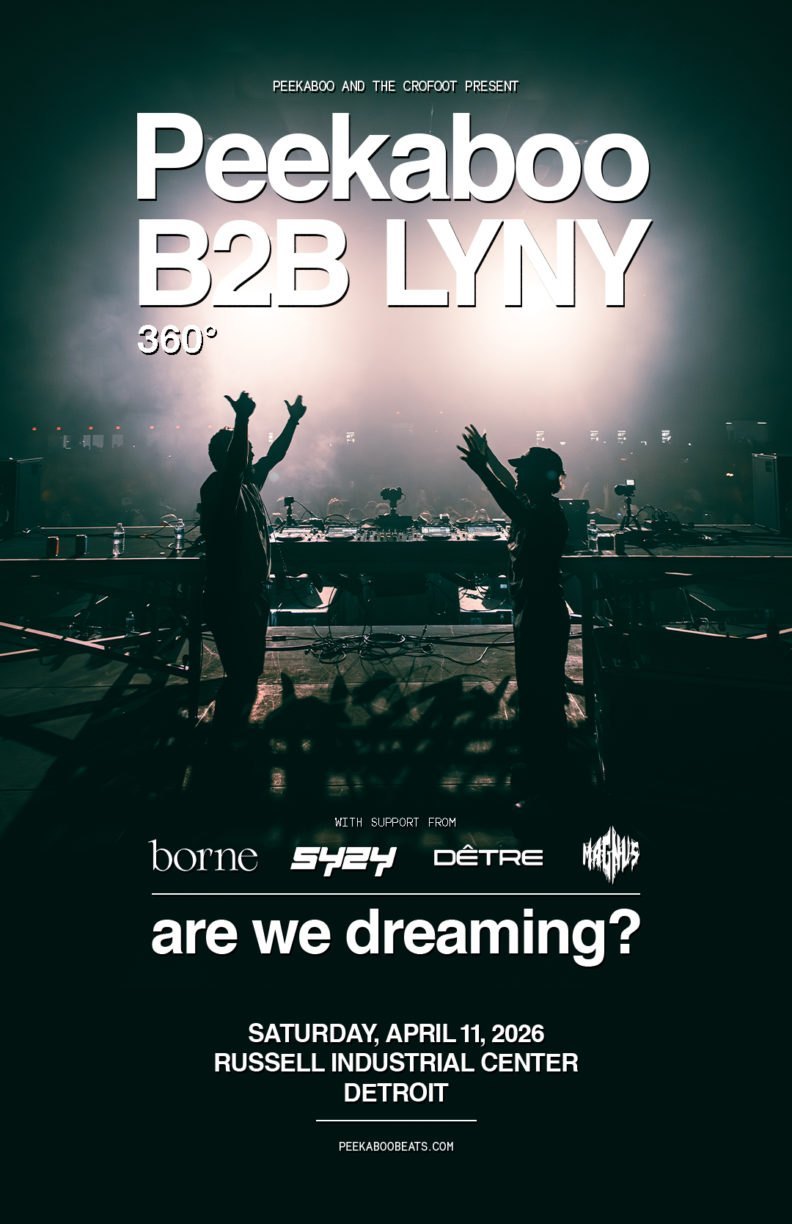 Event flyer for a show lit by Sacred Lasers, photo 80