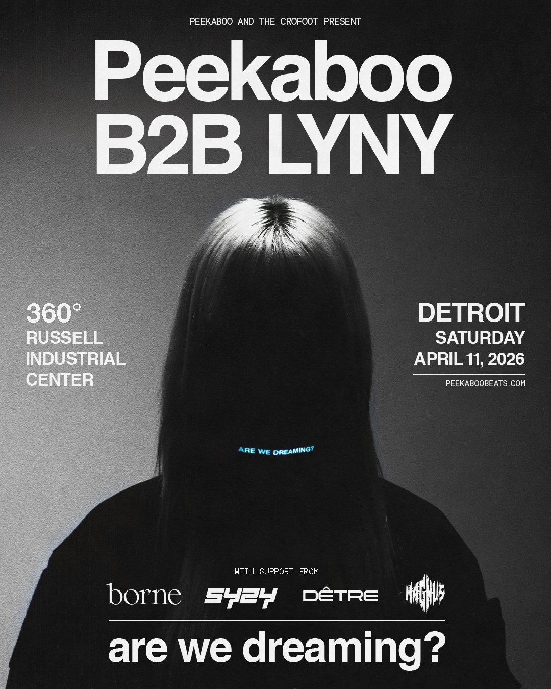 Event flyer for a show lit by Sacred Lasers, photo 33