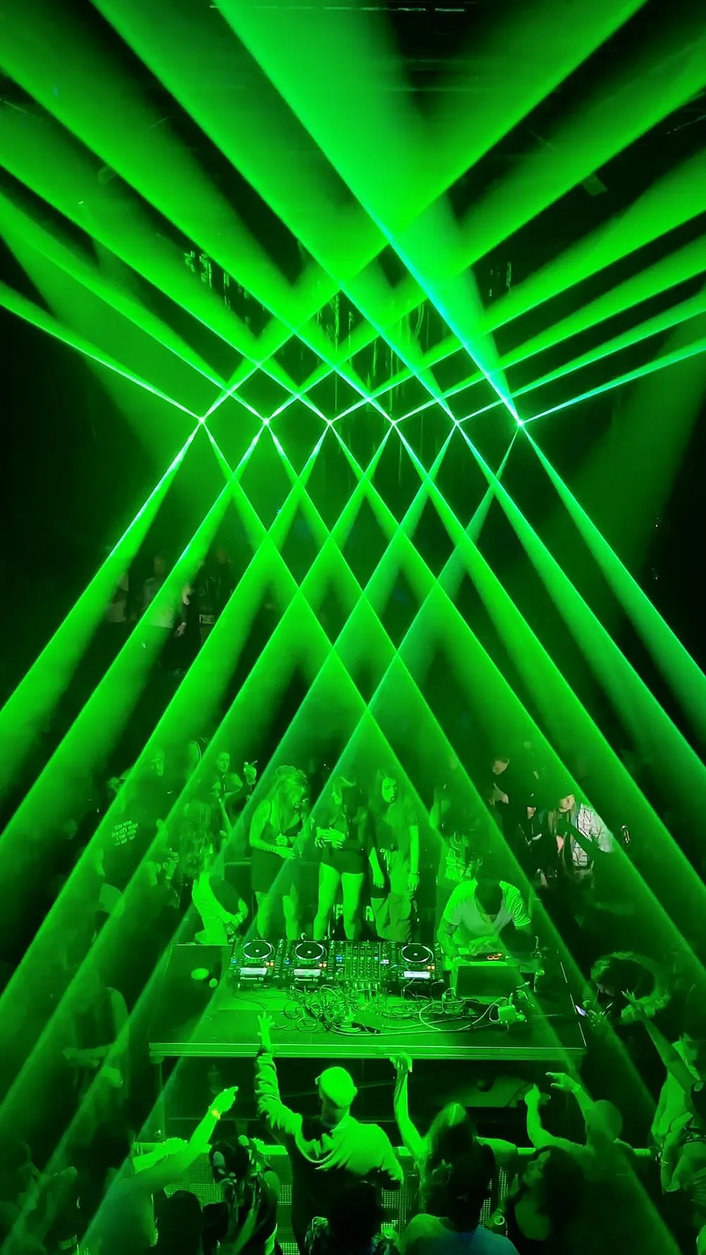 Laser show at The Crofoot Ballroom in Pontiac, photo 3
