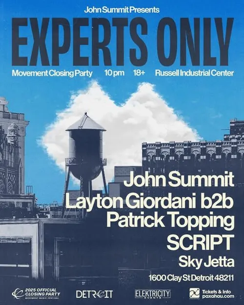 Event flyer for a show lit by Sacred Lasers, photo 68