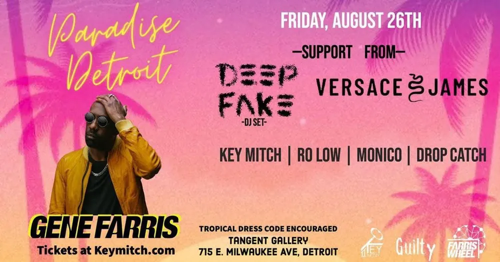 Event flyer for a show lit by Sacred Lasers, photo 13