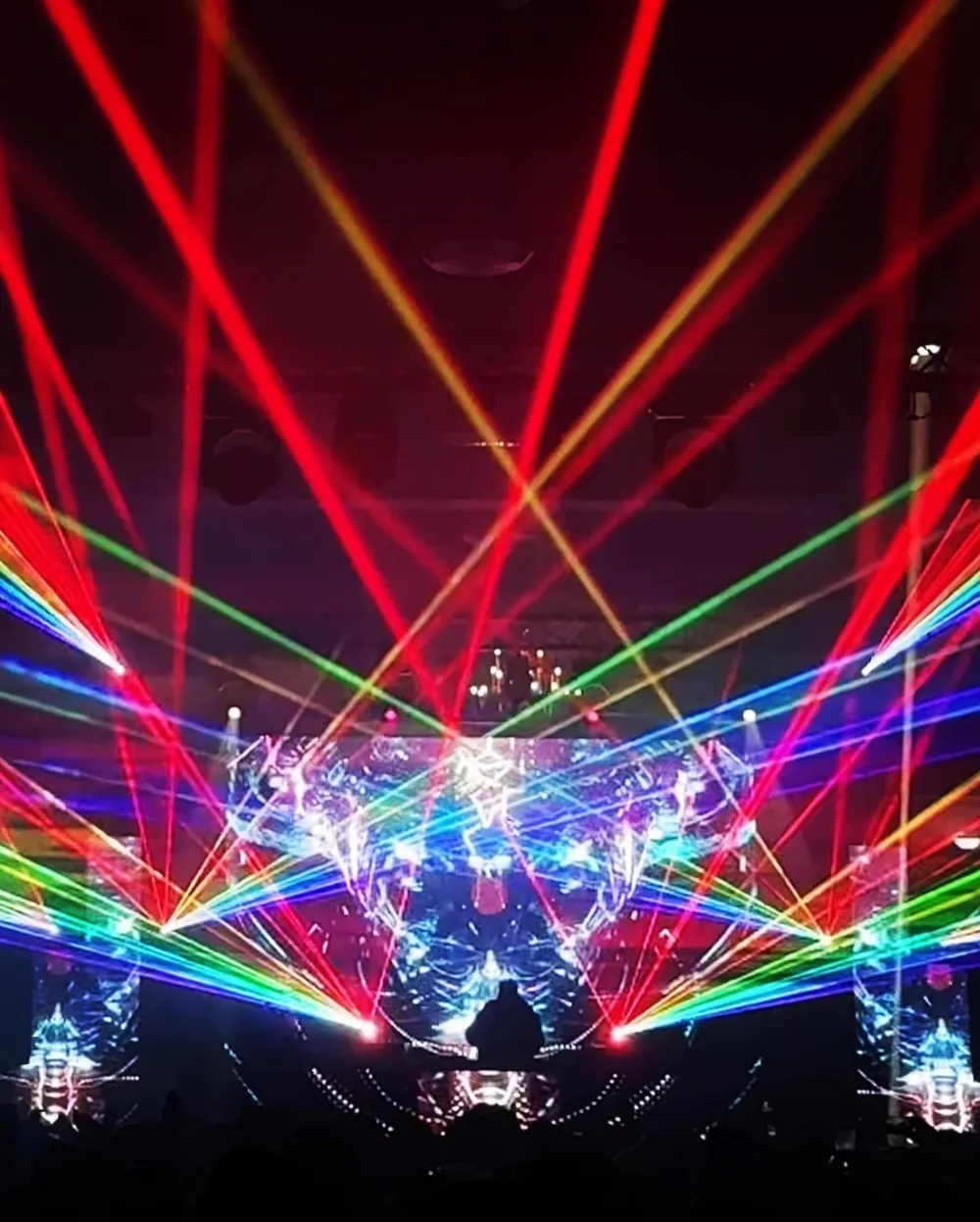 Laser show at Russell Industrial Center in Detroit, photo 19