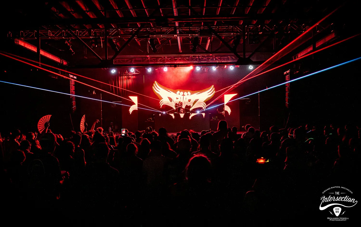 Laser show at The Intersection in Grand Rapids, photo 5
