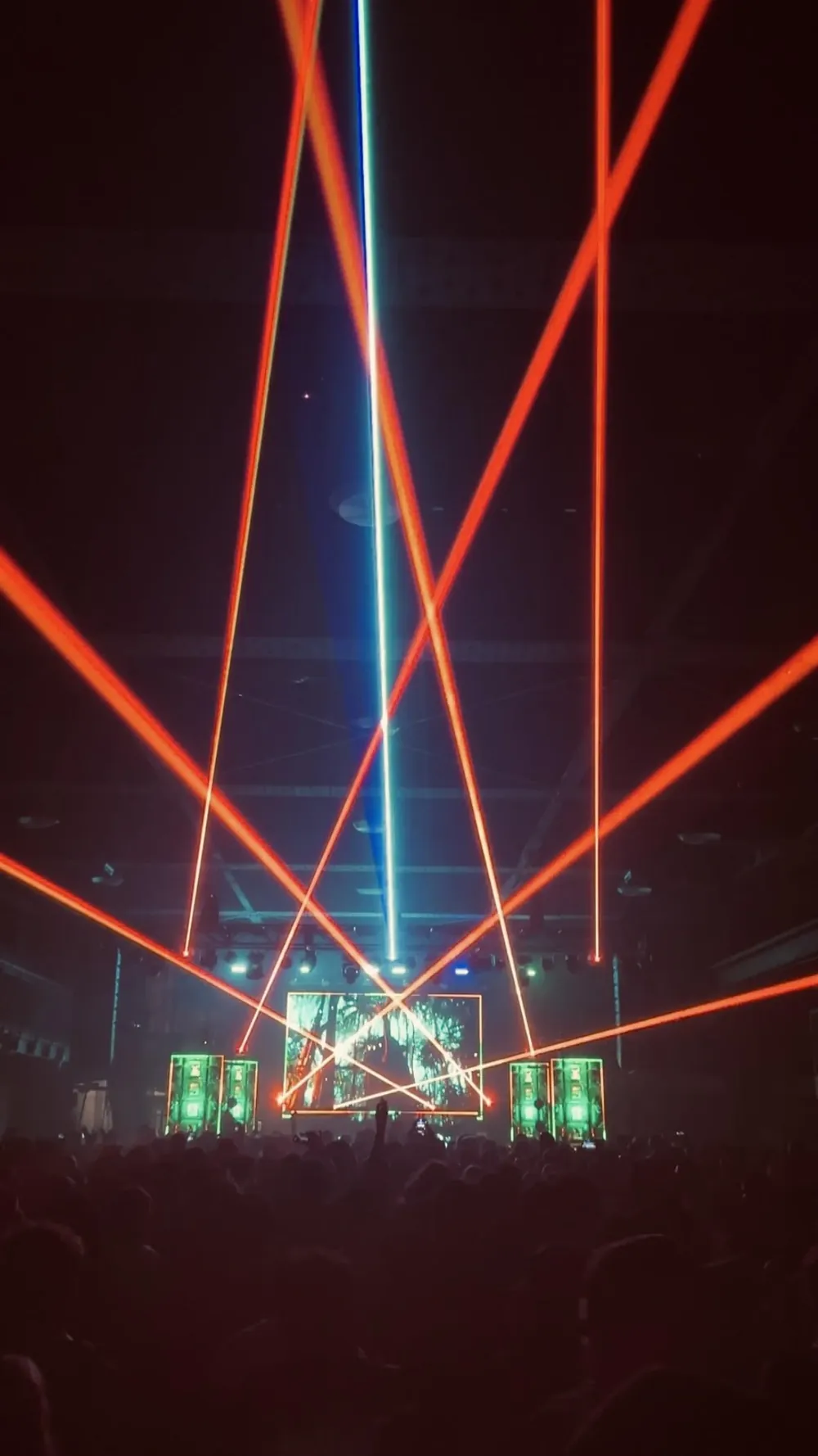 Laser show at Russell Industrial Center in Detroit, photo 24