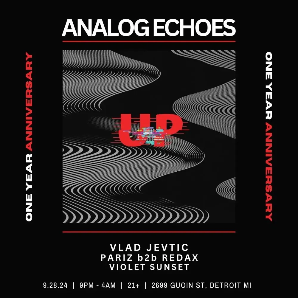 Event flyer for a show lit by Sacred Lasers, photo 22