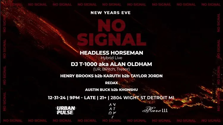 Event flyer for a show lit by Sacred Lasers, photo 82