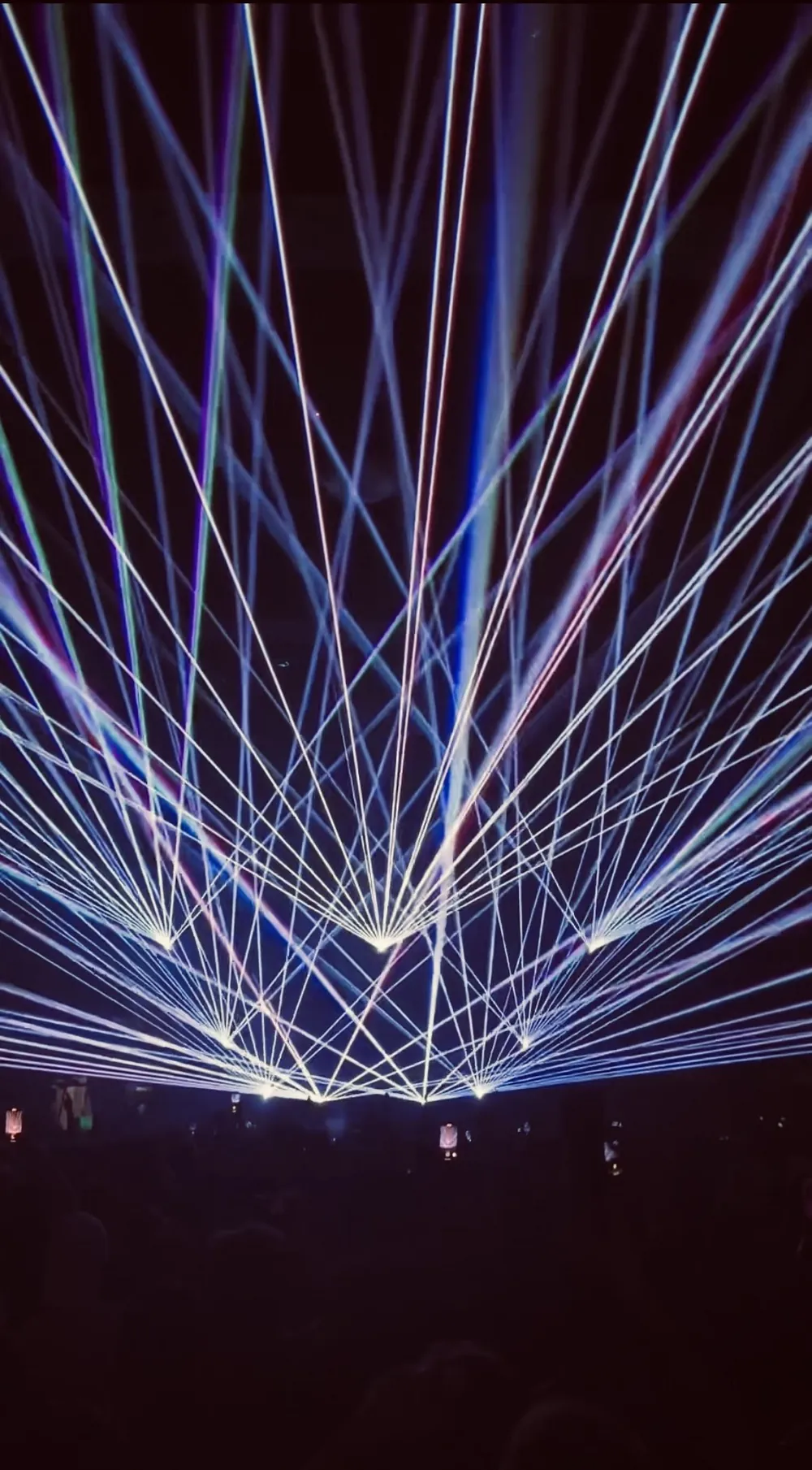 Laser show at Russell Industrial Center in Detroit, photo 18