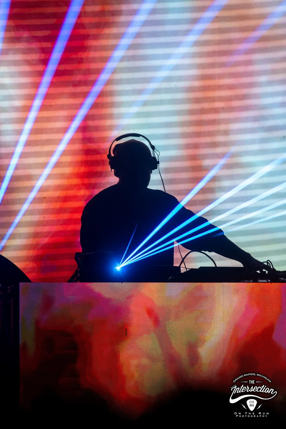 Laser show at The Intersection in Grand Rapids, photo 6