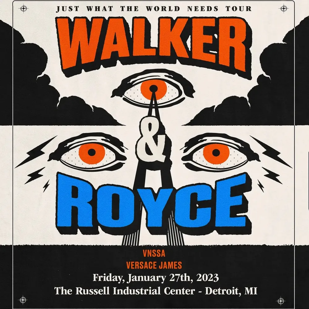 Event flyer for a show lit by Sacred Lasers, photo 2