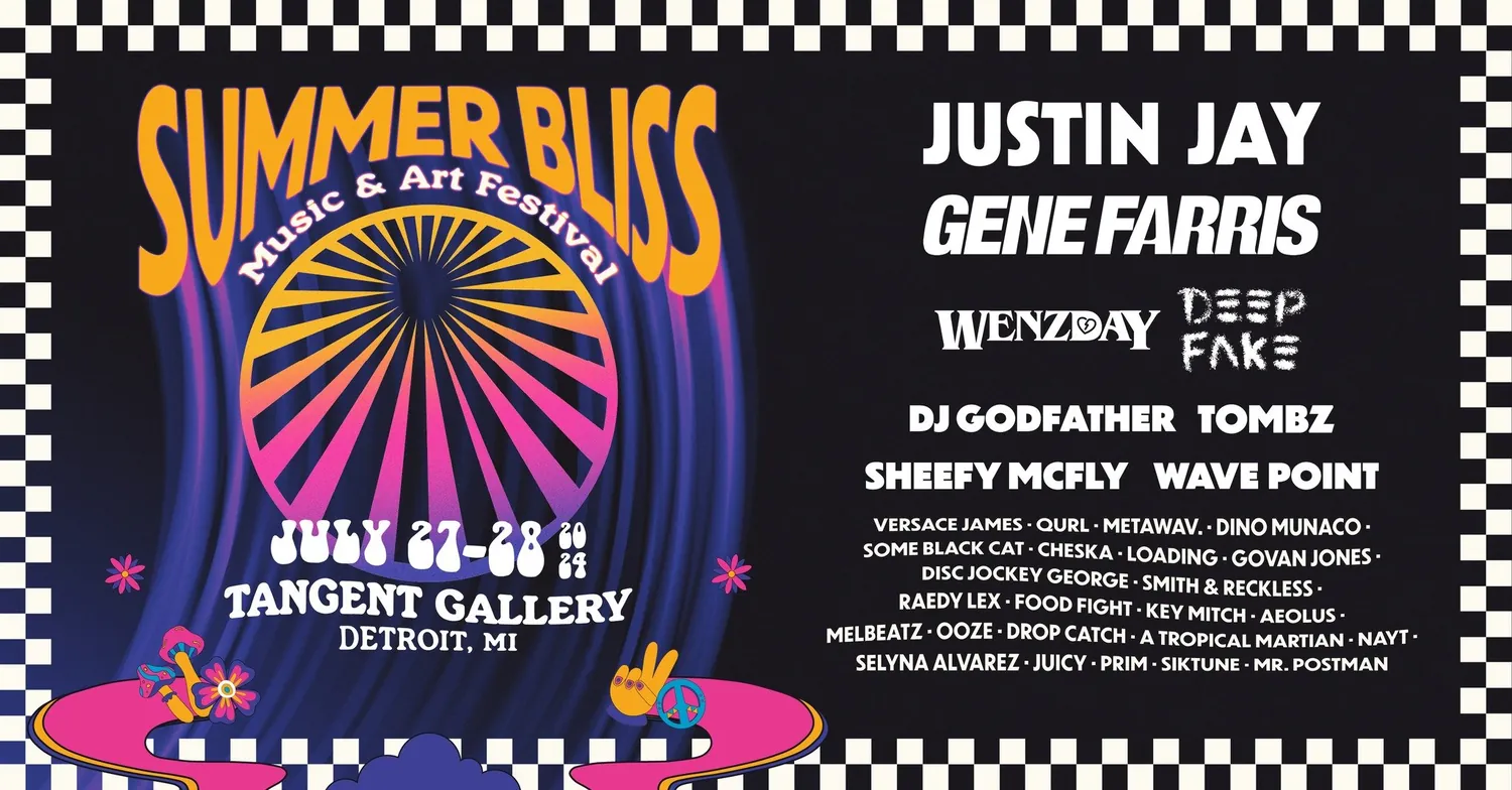 Event flyer for a show lit by Sacred Lasers, photo 88