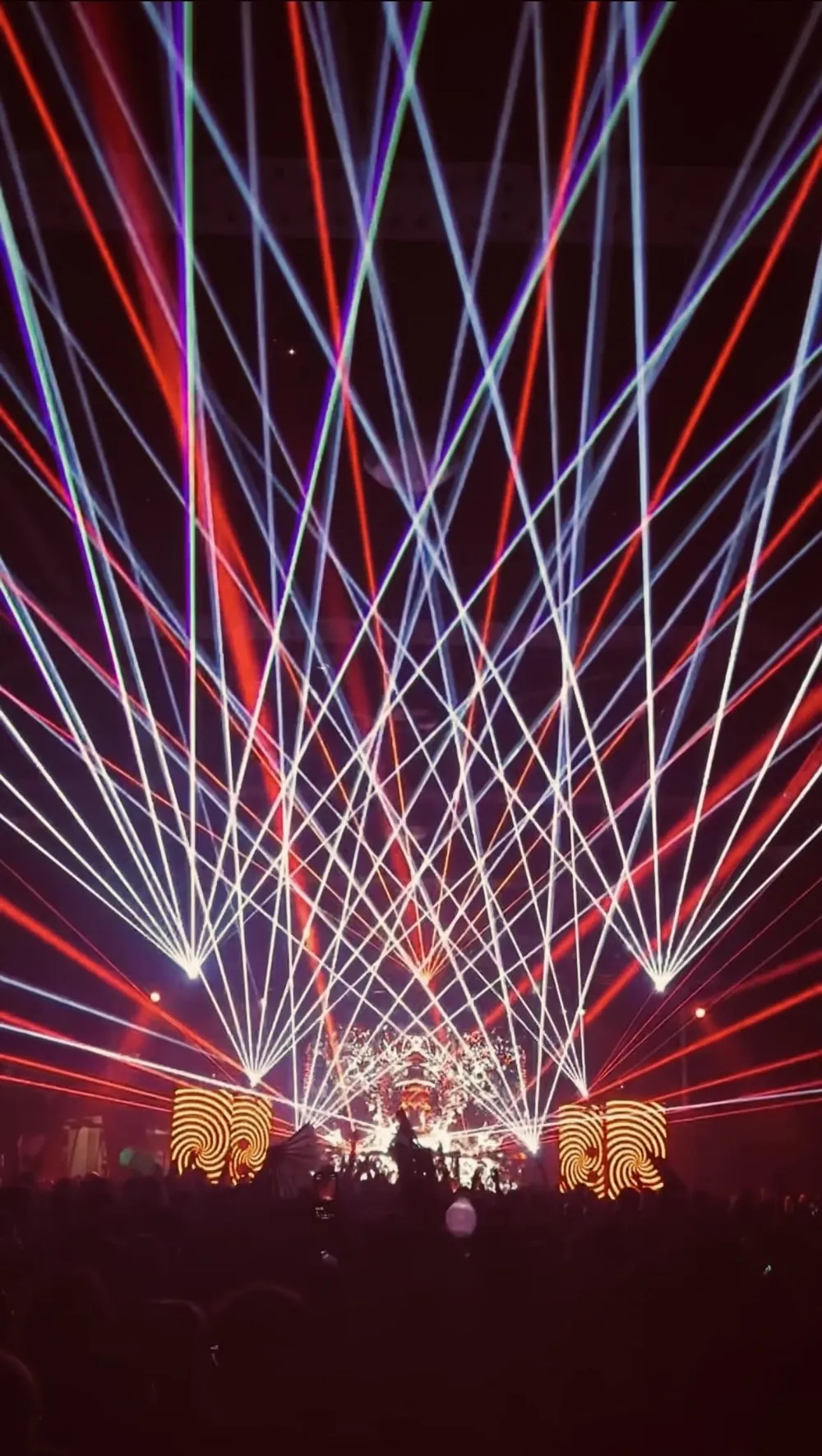 Laser show at Russell Industrial Center in Detroit, photo 26