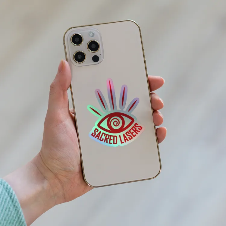 Red Holographic Sticker
