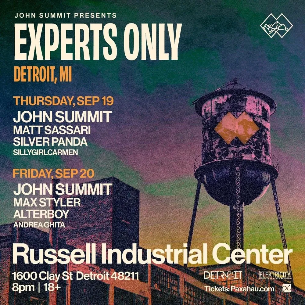 Event flyer for a show lit by Sacred Lasers, photo 86