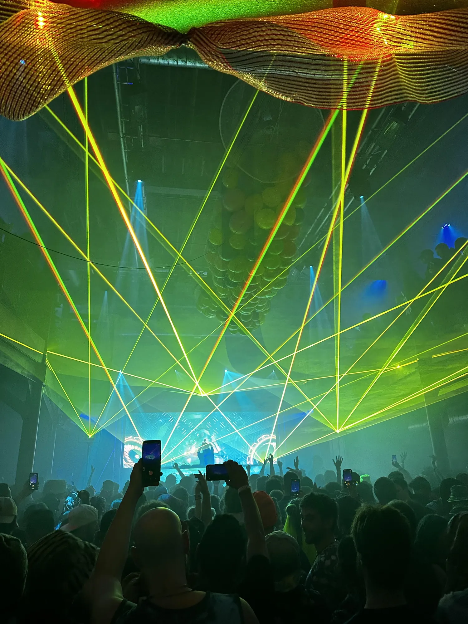 Laser show at The Crofoot Ballroom in Pontiac, photo 2