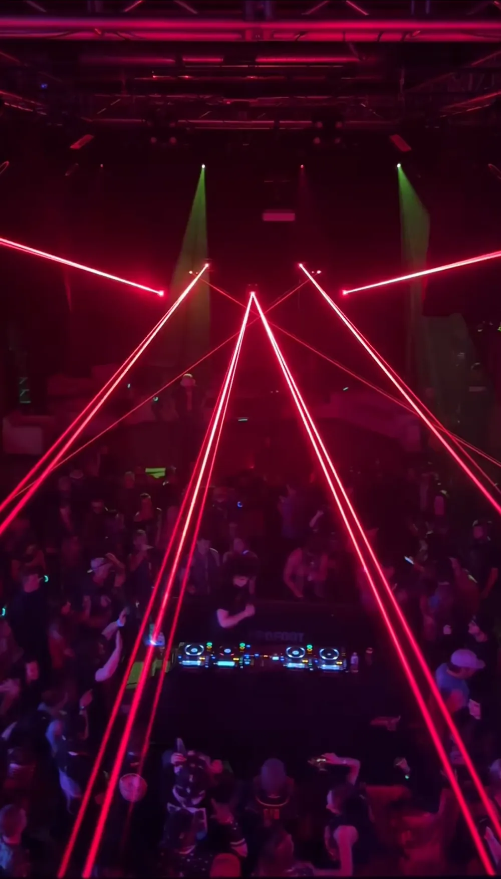 Laser show at The Crofoot Ballroom in Pontiac, photo 9