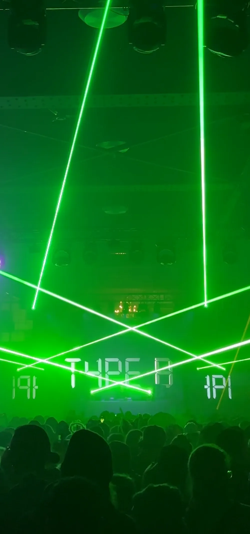 Laser show at Russell Industrial Center in Detroit, photo 16