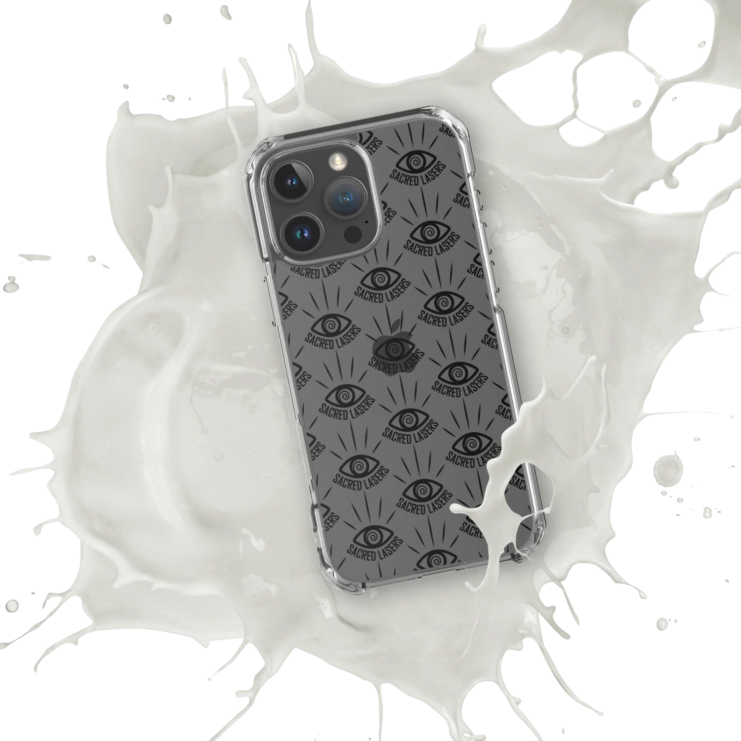 Clear/Black Case for Apple iPhones