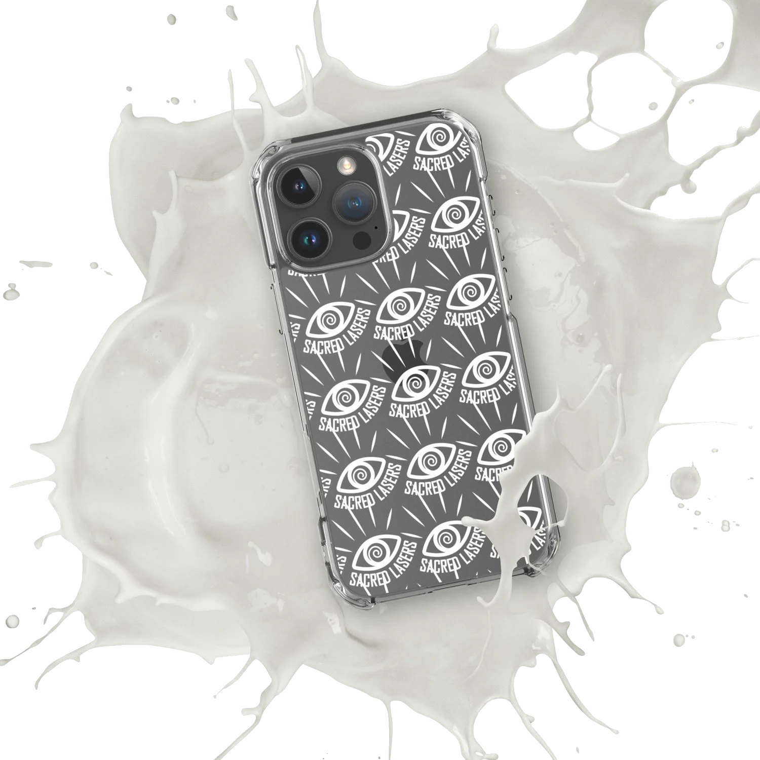 Clear/White Case for Apple iPhones