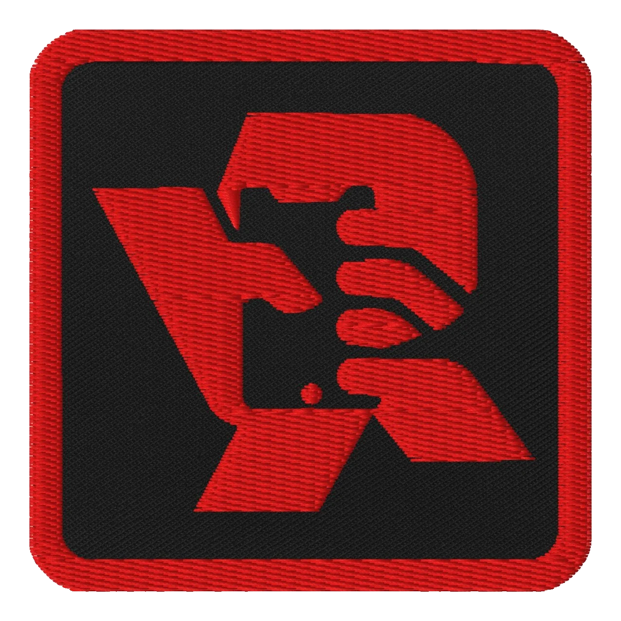 RED LOGO Embroidered patches